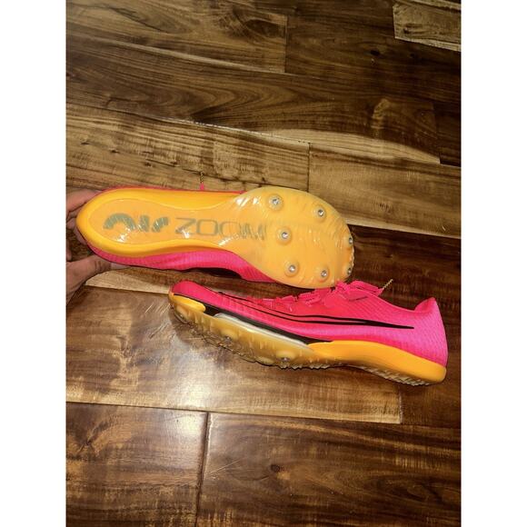 Nike Air Zoom Maxfly Men's Size 15 Track Sprinting Spikes Pink - Picture 7 of 7